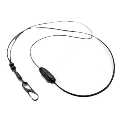 钢丝短哨绳哨防汗短绳口哨带硅胶