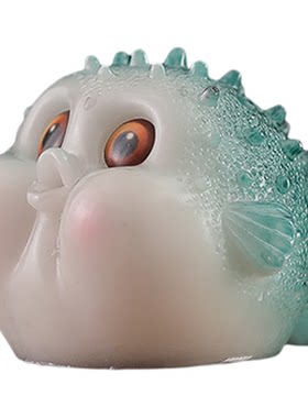 茶宠摆件招财变色泡泡鱼