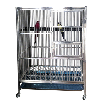 星斗不锈钢金钢鹦鹉鸟笼中号画眉鹩哥宠笼金属大型笼子大型鹦鹉笼