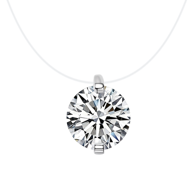 Theone人鱼之泪莫桑石纯银锁骨链