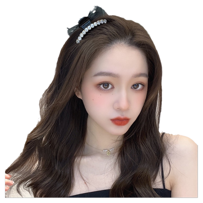 钻钻蝴蝶结双面抓夹两面可带