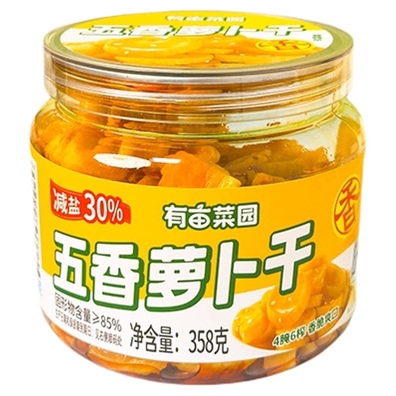 有亩菜园五香萝卜干榨菜下饭菜