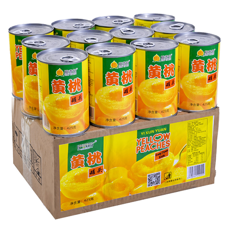 桃壹佰黄桃罐头12罐装