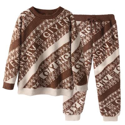 珊瑚绒新款加厚冬天两件家居服