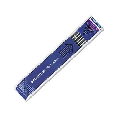 德国Staedtler施德楼200工程绘图笔铅芯2.0mm自动铅笔芯替芯不易断活动铅笔芯黑色自动笔进口2B/2h/4B/HB替芯