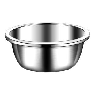 304特厚不锈钢盆食品级家用打蛋和面盆厨房烘焙洗菜盆汤盆铁盆子