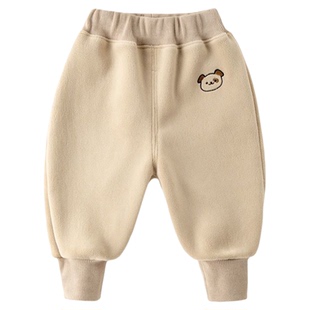 【特价清仓】嘟嘟家宝宝奥利绒裤子男童冬长裤儿童女童加厚休闲裤