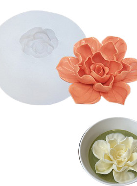 网红抹茶浮奈花茉莉花硅胶模具