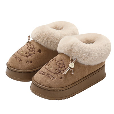 HelloKitty棉拖鞋女冬季外穿保暖