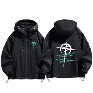 机动战士高达动漫闪光的哈萨维周边冲锋衣联名外套百搭秋冬男夹克