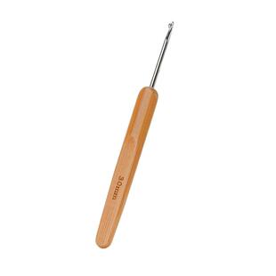 竹柄10支一整套钩针送收纳盒小工具手工编织毛线粗针 diy工具勾针