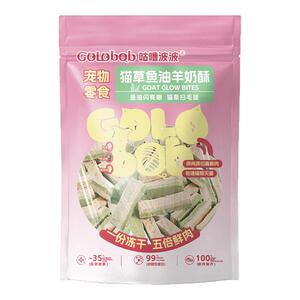 咕噜波波宠物冻干零食猫主食成猫鸡肉粒鸭肉兔肉鳕鱼鱼油羊奶冻干