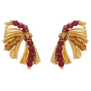 吴昕同款项链棕榈摇晃绚烂烟花长项链女轻奢高级感毛衣链锁骨链