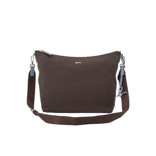 agnès b.经典系列尼龙男女通用单肩包通勤斜挎包