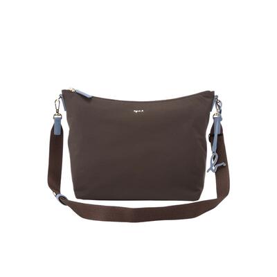 agnès b.经典系列尼龙男女通用单肩包通勤斜挎包