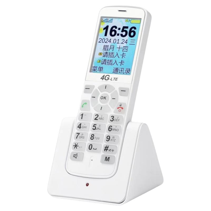 全网通4G网络自动录音插卡电话机4G高清通话volte电话座机商务