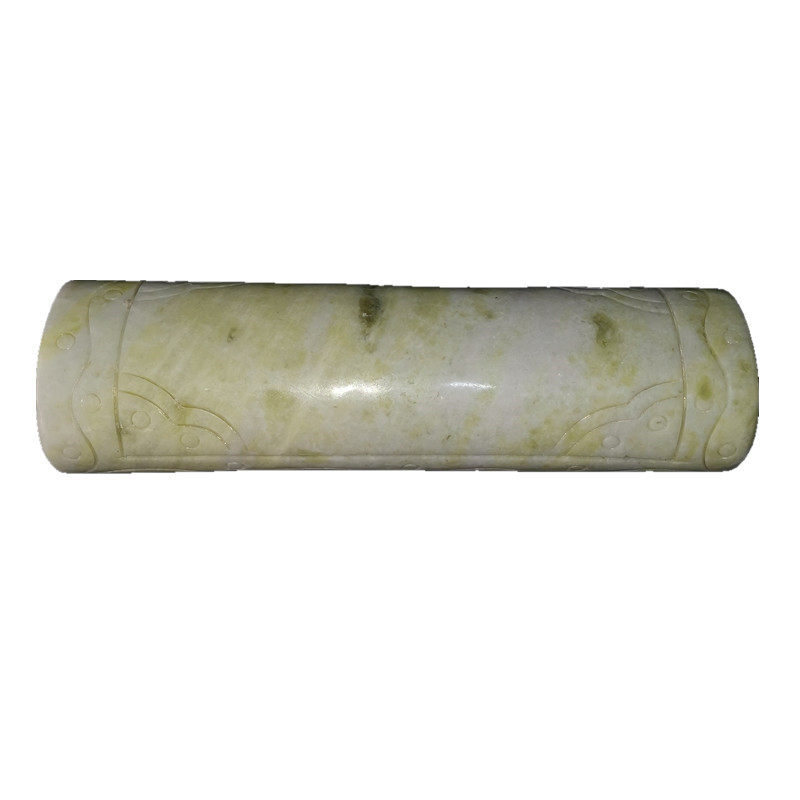 天然正品蓝田玉石头垫小硬果脖子