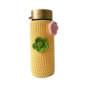 高端定制纯手工钩织防烫手水杯套