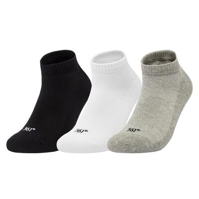 361度2024年秋男平板短袜三双装