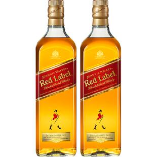 【进口】尊尼获加红牌苏格兰威士忌500ml*2烈酒调和基酒洋酒