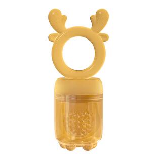 贝因美咬咬果蔬乐婴儿水果辅食器吃水果神器咬玩果汁乐牙胶全硅胶