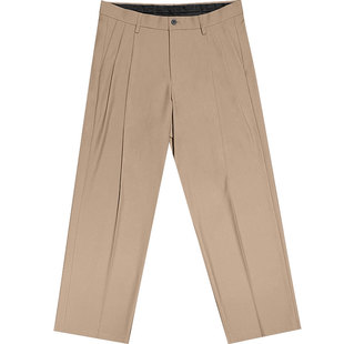 奶呼呼裤子oversize西装裤高级感垂感套装卡其色冷淡风西装阔腿裤