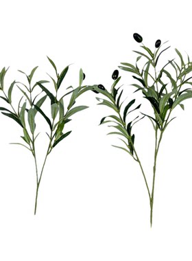 仿真橄榄枝假花摆件摆件