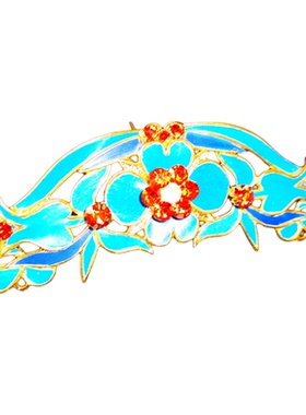 点鹅毛点翠后压戏曲后饰