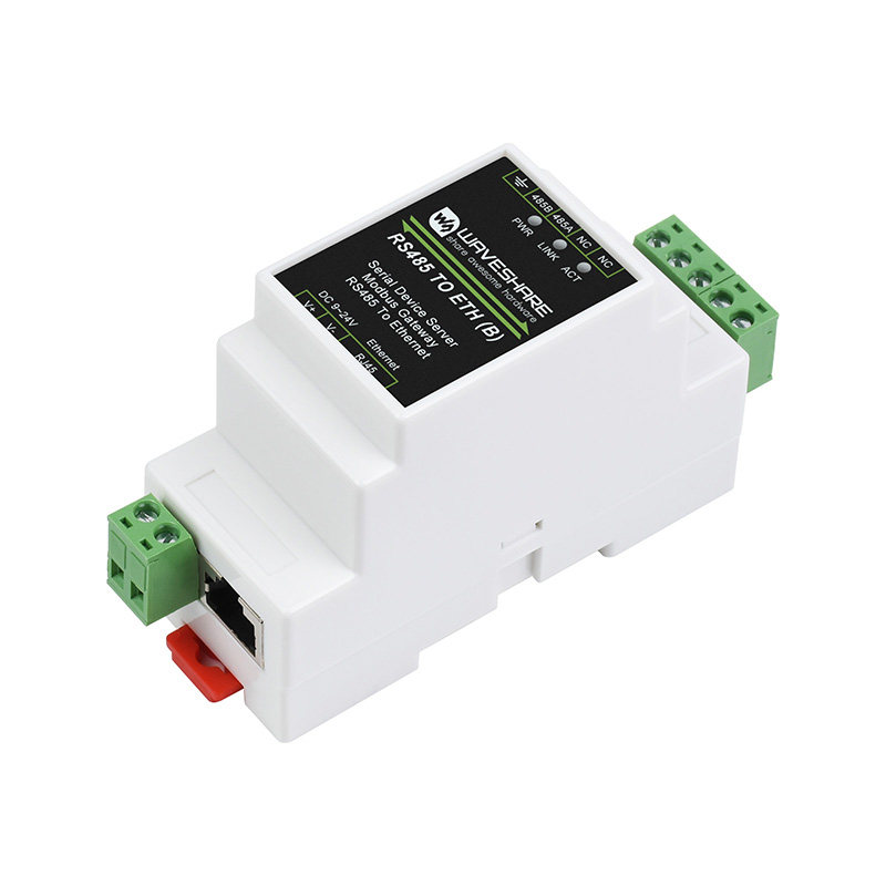 微雪 RS485转RJ45以太网模块TCP/IP串口服务器 支持Modbus网关
