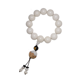 菩提子手串白玉菩提根手持佛珠配饰男女精品文玩12生肖转运珠念珠