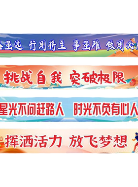班级布置中高考励志条幅定制横幅