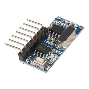 433MHz超外差无线解码接收模块4路高电平输出1527解码 RX480E-4CH
