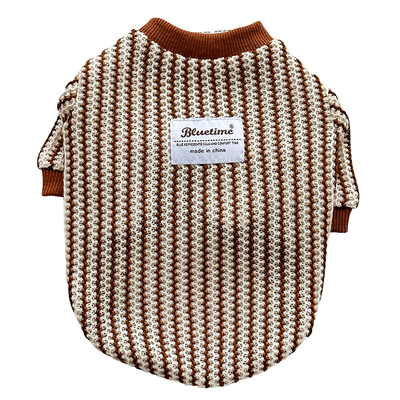 古着时髦精！宠物狗衣服套头针织衫比熊泰迪卫衣大型犬秋冬装加厚