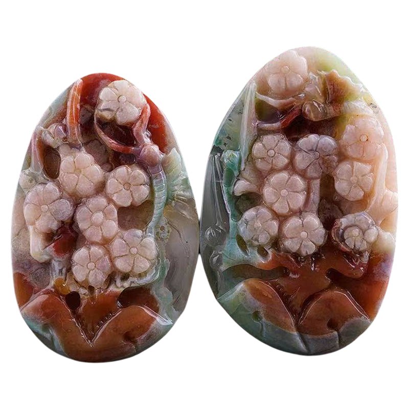 天然樱花玛瑙碧玺舒俱来海蓝宝超其它首饰
