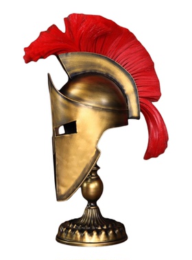 可戴中世纪武士斯巴达300勇士头盔 热销原创怀旧设计酒吧客厅摆设