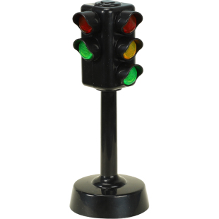 仿真红绿灯玩具交通信号灯模型道路标志牌幼儿园儿童教具带声音