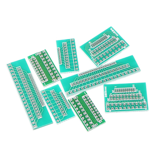 1.27mm/2.0mm/2.54mm间距PCB转接板互转 单排针双排针 10P/20P