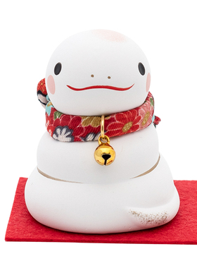 蛇年摆件吉祥物陶瓷创意礼品日式