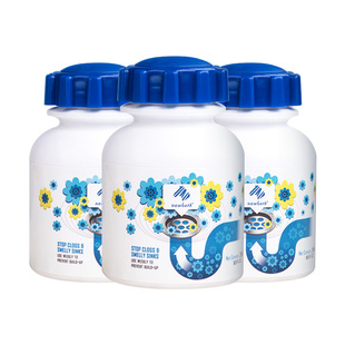 3瓶装 管道疏通剂马桶地漏通渠强力下水道厕所化尸粉去味除臭神器