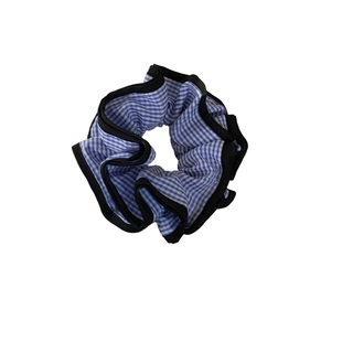 中古风多层格子发圈发绳韩系少女布艺大肠圈复古头绳发饰2025新款