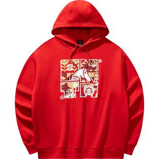 安踏好事发生| 万事OK新年加绒卫衣男女春季加厚保暖休闲运动上衣