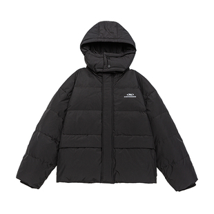 GOGOSOON加厚羽绒服男新2025冬90白鸭绒连帽可拆卸高级保暖外套Q