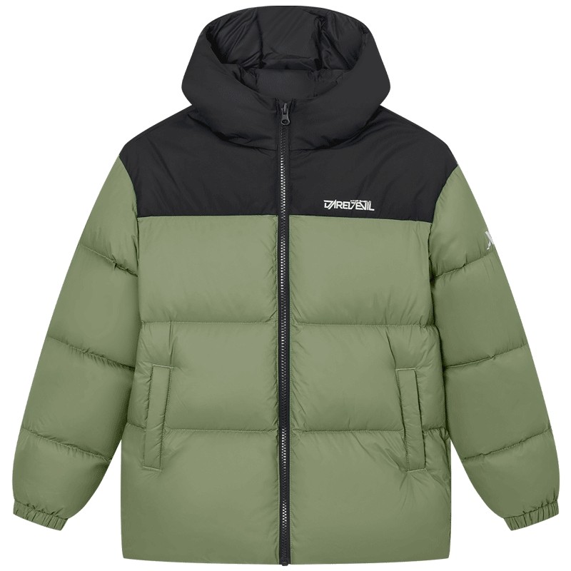 特步童装儿童羽绒服男童加厚外套2025秋冬新款大童防寒服保暖冬装