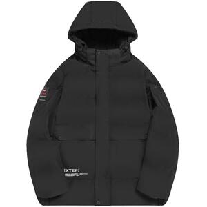特步连帽羽绒服男秋冬新款加厚鸭绒外套防风运动棉服保暖上衣