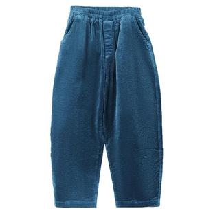 咕噜日记童装儿童灯芯绒裤加绒长裤2025秋冬男童裤子女童休闲裤潮