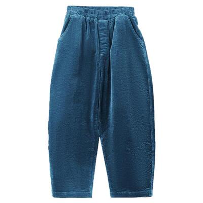 咕噜日记儿童加绒灯芯绒裤子