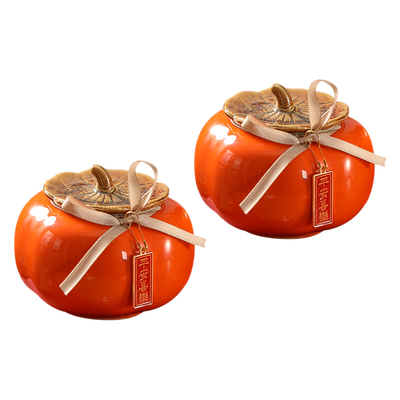 2025新年装饰品柿柿如意柿子摆件