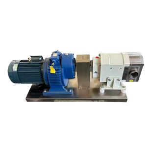 输送泵304不锈钢螺杆凸轮转子泵齿轮耐腐液体果汁辣椒酱食品卫生