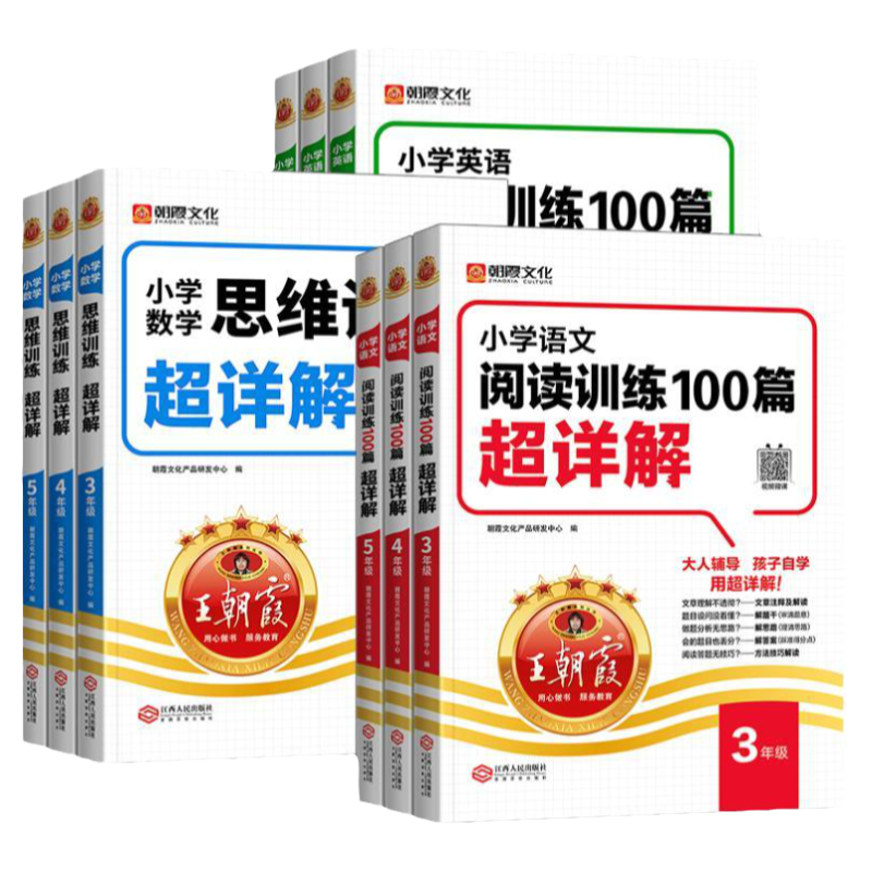 2027版王朝霞小学语数英超详解