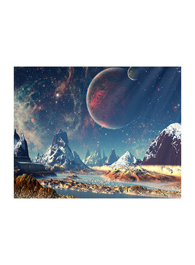 超大挂布墙壁装饰挂毯免打孔星空